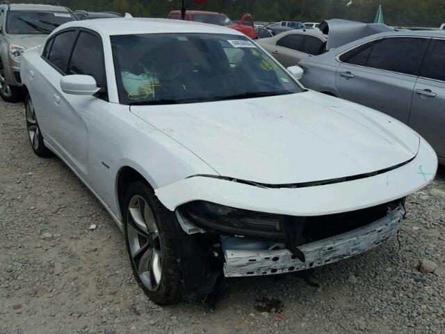 2C3CDXCT3FH874965 - 2015 DODGE CHARGER R/ WHITE photo 1