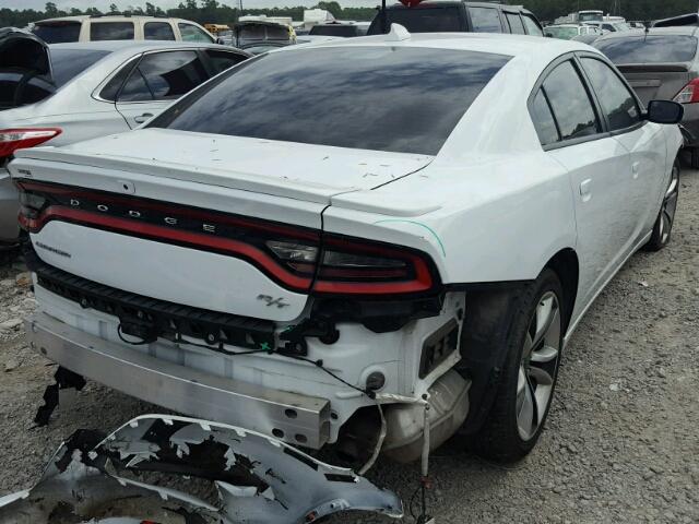 2C3CDXCT3FH874965 - 2015 DODGE CHARGER R/ WHITE photo 4