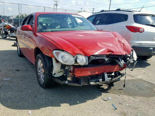 2G4WD582681202385 - 2008 BUICK LACROSSE C RED photo 1