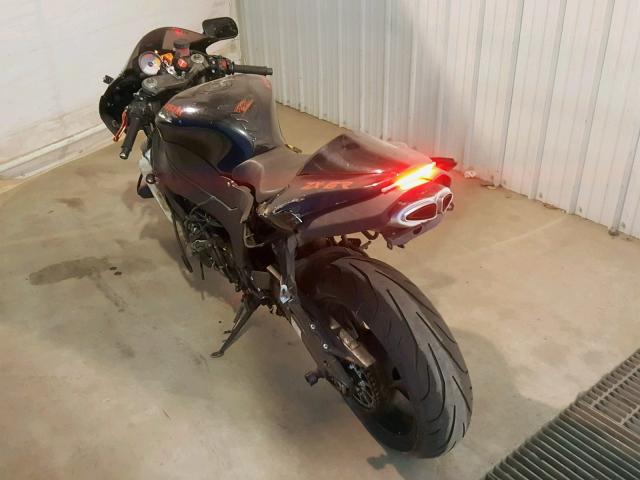 JKAZX4P138A044616 - 2008 KAWASAKI ZX600 P BLACK photo 3