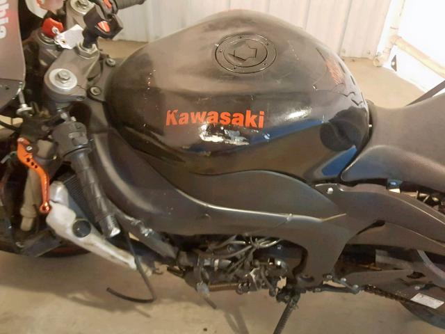 JKAZX4P138A044616 - 2008 KAWASAKI ZX600 P BLACK photo 9