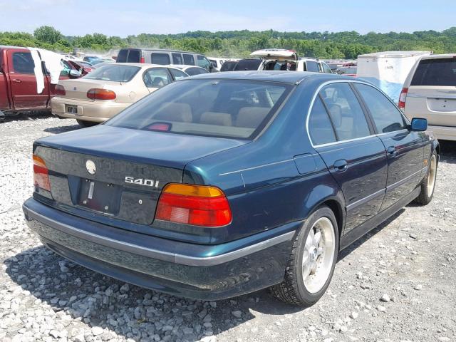 WBADE532XVBV91301 - 1997 BMW 540 I GREEN photo 4