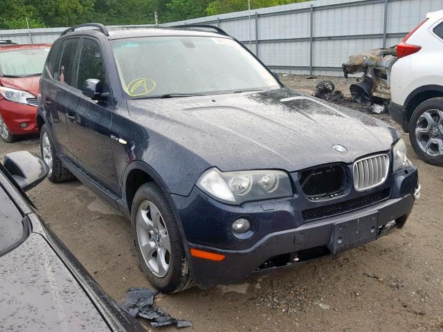 WBXPC93478WJ06238 - 2008 BMW X3 3.0SI BLACK photo 1