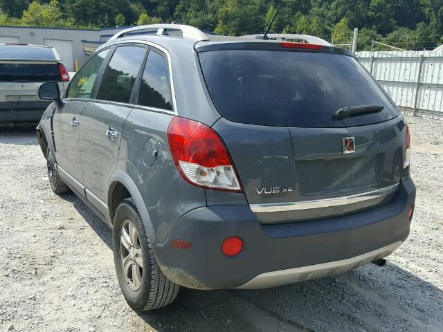 3GSCL33P68S681224 - 2008 SATURN VUE XE GRAY photo 3