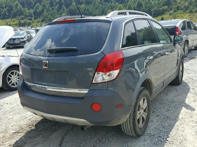 3GSCL33P68S681224 - 2008 SATURN VUE XE GRAY photo 4