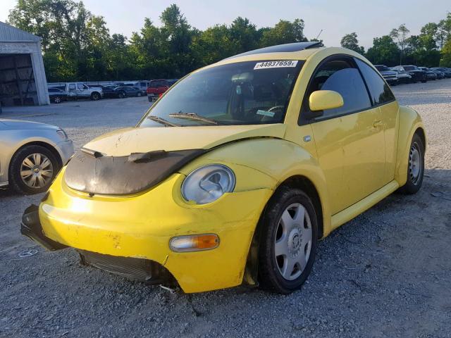 3VWCC21C2YM424701 - 2000 VOLKSWAGEN NEW BEETLE Sarı foto 2