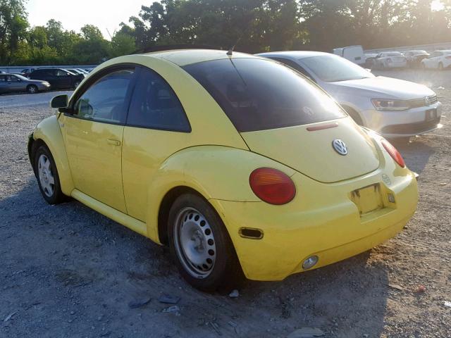 3VWCC21C2YM424701 - 2000 VOLKSWAGEN NEW BEETLE Sarı foto 3
