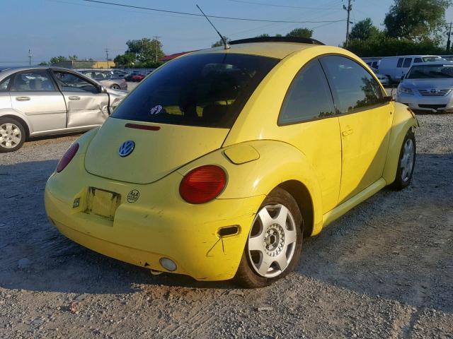 3VWCC21C2YM424701 - 2000 VOLKSWAGEN NEW BEETLE Sarı foto 4