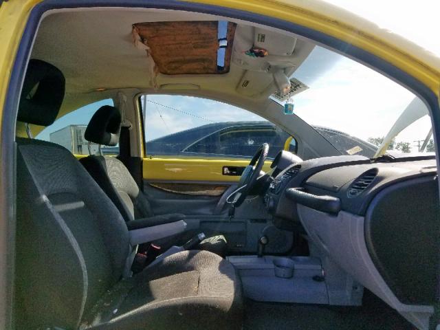 3VWCC21C2YM424701 - 2000 VOLKSWAGEN NEW BEETLE Sarı foto 5