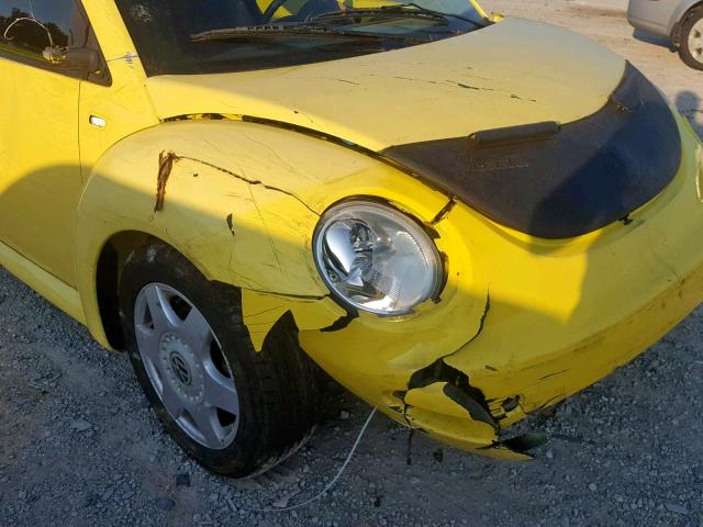 3VWCC21C2YM424701 - 2000 VOLKSWAGEN NEW BEETLE Sarı foto 9