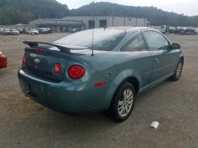 1G1AT18H897224979 - 2009 CHEVROLET COBALT LT BLUE photo 4