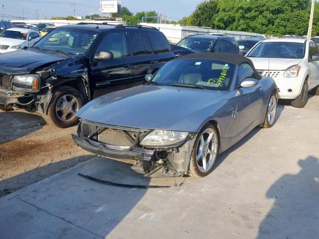 4USBU53576LX00441 - 2006 BMW Z4 3.0SI SILVER photo 2