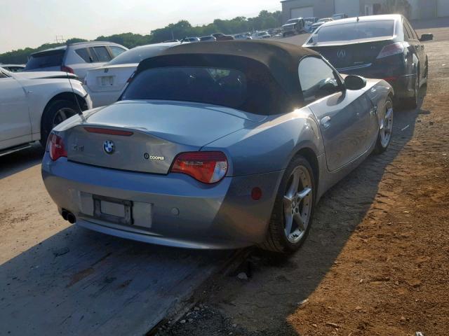 4USBU53576LX00441 - 2006 BMW Z4 3.0SI SILVER photo 4