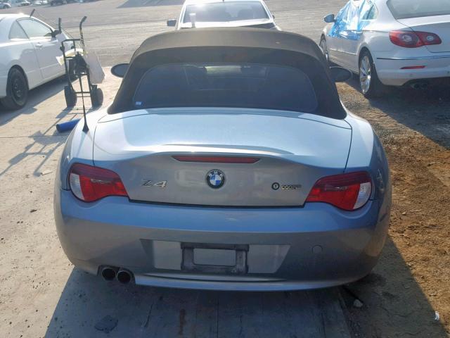 4USBU53576LX00441 - 2006 BMW Z4 3.0SI SILVER photo 6