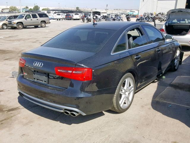 WAUJ2AFC9DN133397 - 2013 AUDI S6 BLACK photo 4