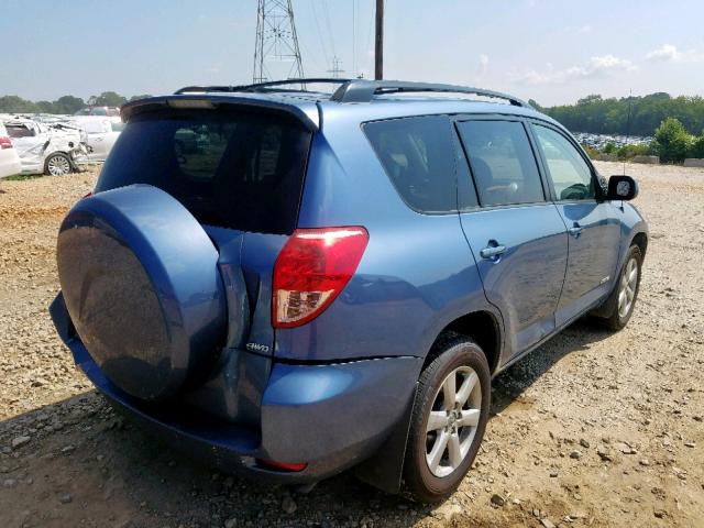 JTMBK31V086042238 - 2008 TOYOTA RAV4 LIMIT BLUE photo 4