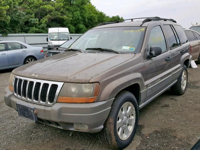 1J4GW48S81C529488 - 2001 JEEP GRAND CHER BEIGE photo 2