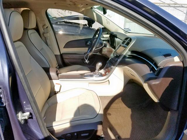 1G11H5SA1DF242260 - 2013 CHEVROLET MALIBU LTZ ლურჯი ფოტო 5