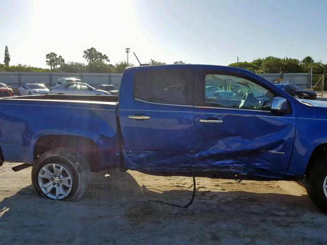 1GCGSCEN3J1300383 - 2018 CHEVROLET COLORADO L BLUE photo 9