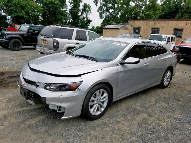 1G1ZJ5SU5HF270683 - 2017 CHEVROLET MALIBU HYB SILVER photo 2