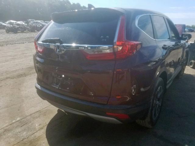 7FARW1H88JE054787 - 2018 HONDA CR-V EXL MAROON photo 4