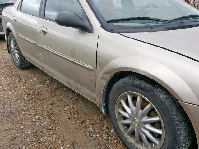 1C3EL56R12N228132 - 2002 CHRYSLER SEBRING LX TAN photo 10