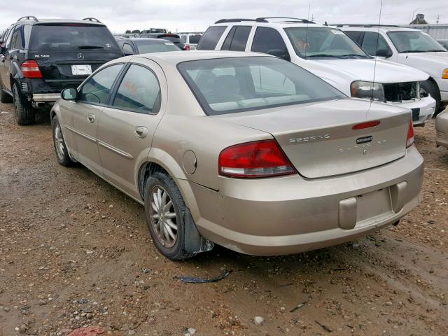 1C3EL56R12N228132 - 2002 CHRYSLER SEBRING LX TAN photo 3