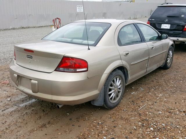 1C3EL56R12N228132 - 2002 CHRYSLER SEBRING LX TAN photo 4