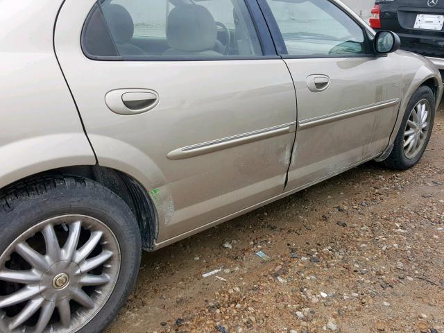 1C3EL56R12N228132 - 2002 CHRYSLER SEBRING LX TAN photo 9