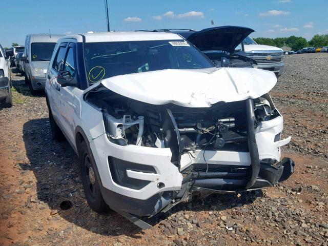 1FM5K8AR2HGD05932 - 2017 FORD EXPLORER P WHITE photo 1