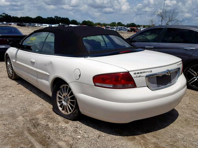 1C3EL55R74N352524 - 2004 CHRYSLER SEBRING LX WHITE photo 3