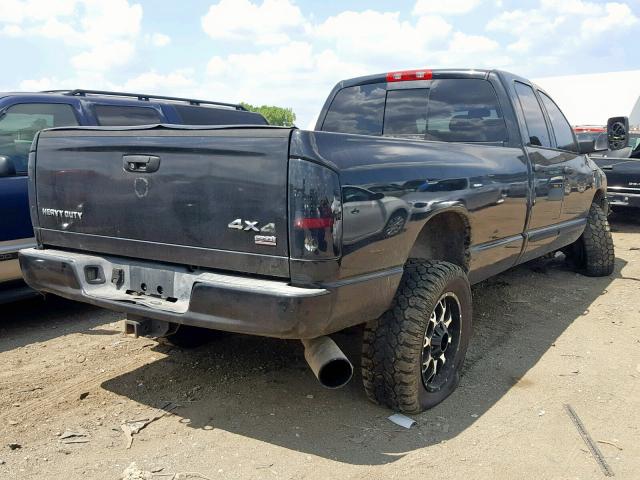 3D7KS28C76G241674 - 2006 DODGE RAM 2500 S BLACK photo 4