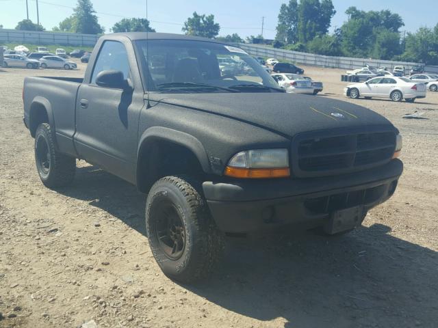 1B7GG26Y0WS643433 - 1998 DODGE DAKOTA BLACK photo 1