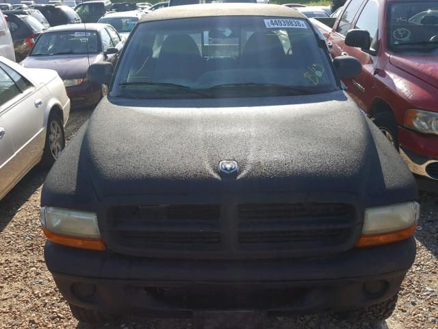 1B7GG26Y0WS643433 - 1998 DODGE DAKOTA BLACK photo 7