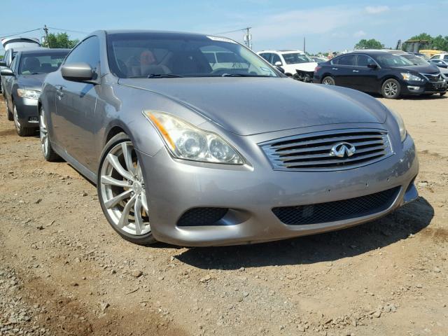 JNKCV64E68M125546 - 2008 INFINITI G37 BASE SILVER photo 1