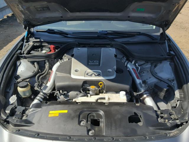 JNKCV64E68M125546 - 2008 INFINITI G37 BASE SILVER photo 7