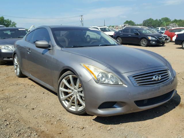 JNKCV64E68M125546 - 2008 INFINITI G37 BASE SILVER photo 9