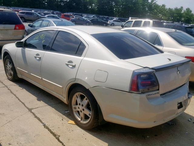 4A3AB76S96E020143 - 2006 MITSUBISHI GALANT GTS WHITE photo 3