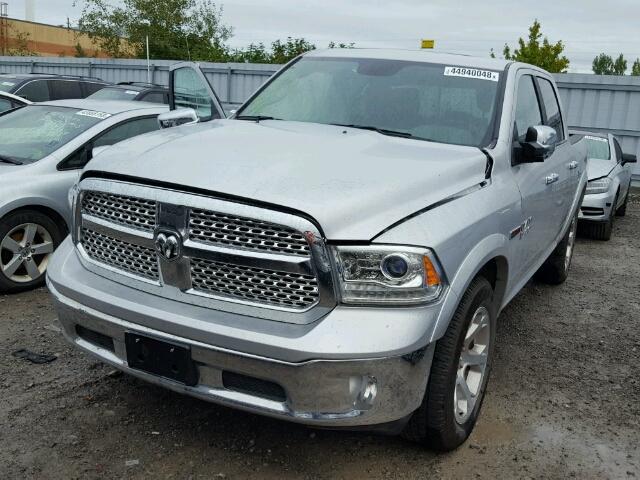 1C6RR7NM7HS871406 - 2017 RAM 1500 LARAM SILVER photo 2