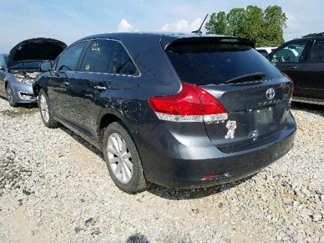 4T3ZA3BB0BU042090 - 2011 TOYOTA VENZA BASE GRAY photo 3