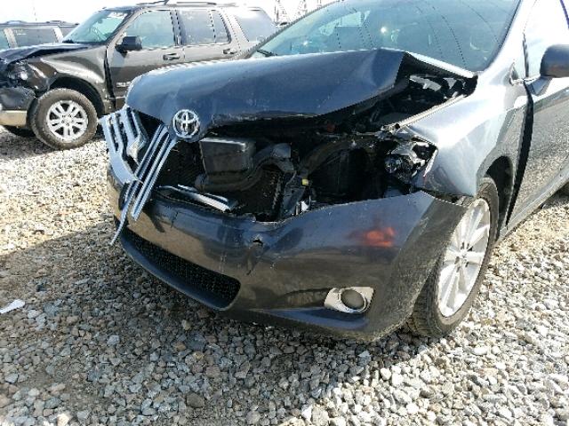 4T3ZA3BB0BU042090 - 2011 TOYOTA VENZA BASE GRAY photo 9