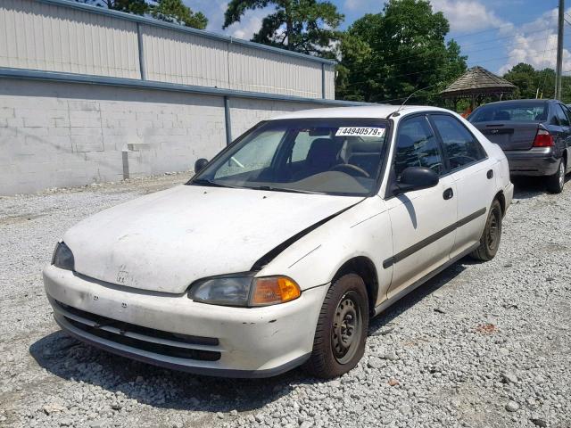 JHMEG8551PS026964 - 1993 HONDA CIVIC LX WHITE photo 2