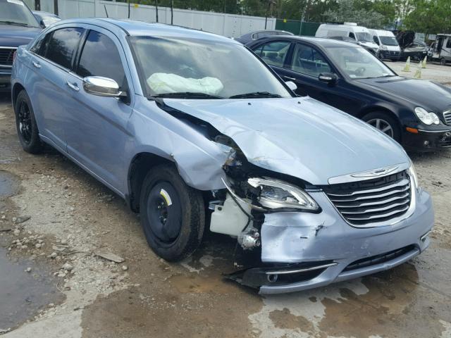 1C3CCBCB2CN186181 - 2012 CHRYSLER 200 LIMITE BLUE photo 1