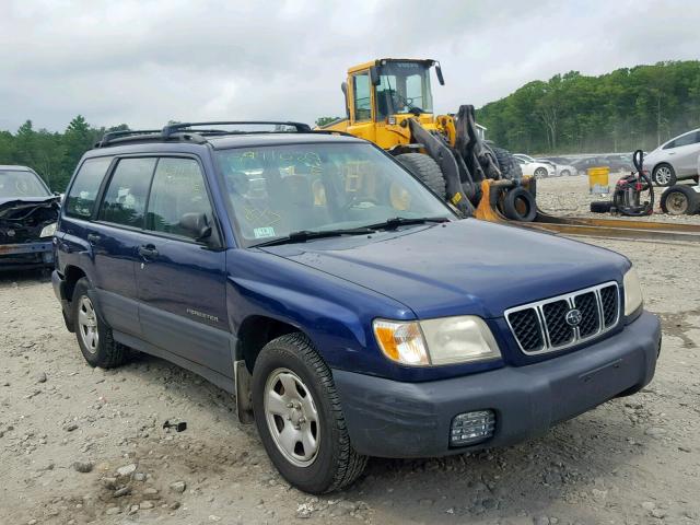 JF1SF63511G765542 - 2001 SUBARU FORESTER L BLUE photo 1