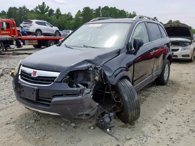 3GSCL33P68S642360 - 2008 SATURN VUE XE BLACK photo 2