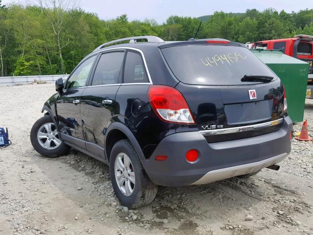 3GSCL33P68S642360 - 2008 SATURN VUE XE BLACK photo 3