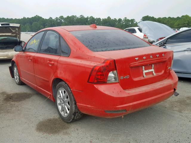 YV1MS382992454231 - 2009 VOLVO S40 2.4I RED photo 3