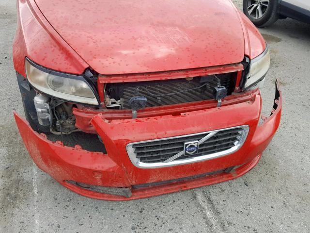 YV1MS382992454231 - 2009 VOLVO S40 2.4I RED photo 9