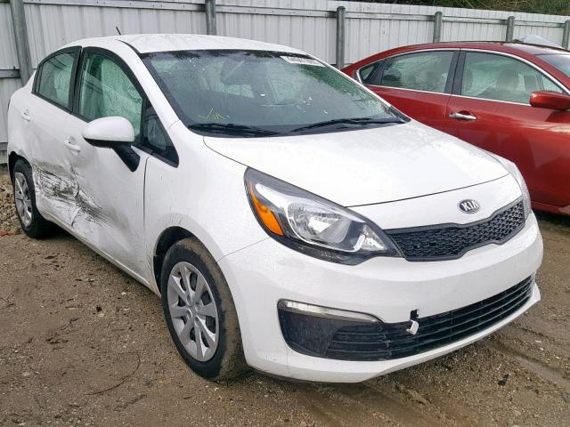 KNADM4A37H6100446 - 2017 KIA RIO LX WHITE photo 1