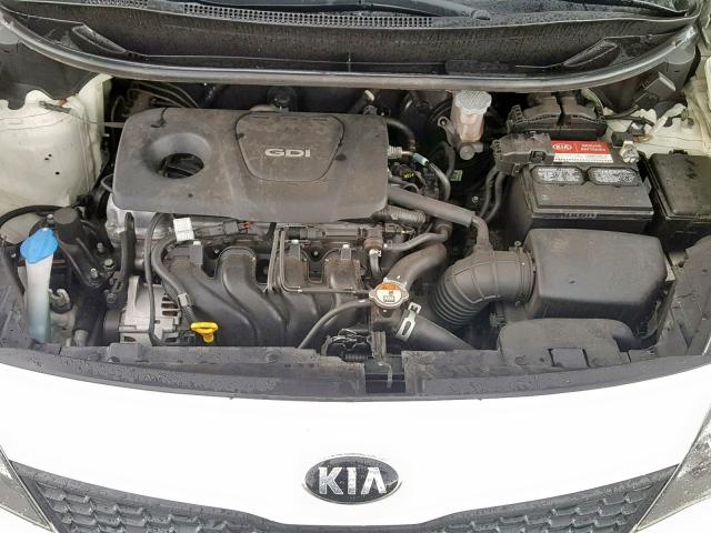 KNADM4A37H6100446 - 2017 KIA RIO LX WHITE photo 7